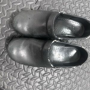 Black Slip-On Clogs